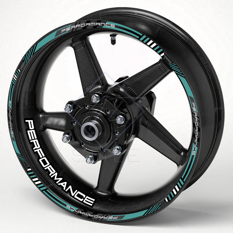 PERFORMANCE motociklo ratlankių lipdukai