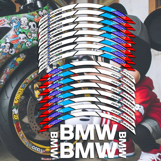 BMW Performance ratlankių lipdukai