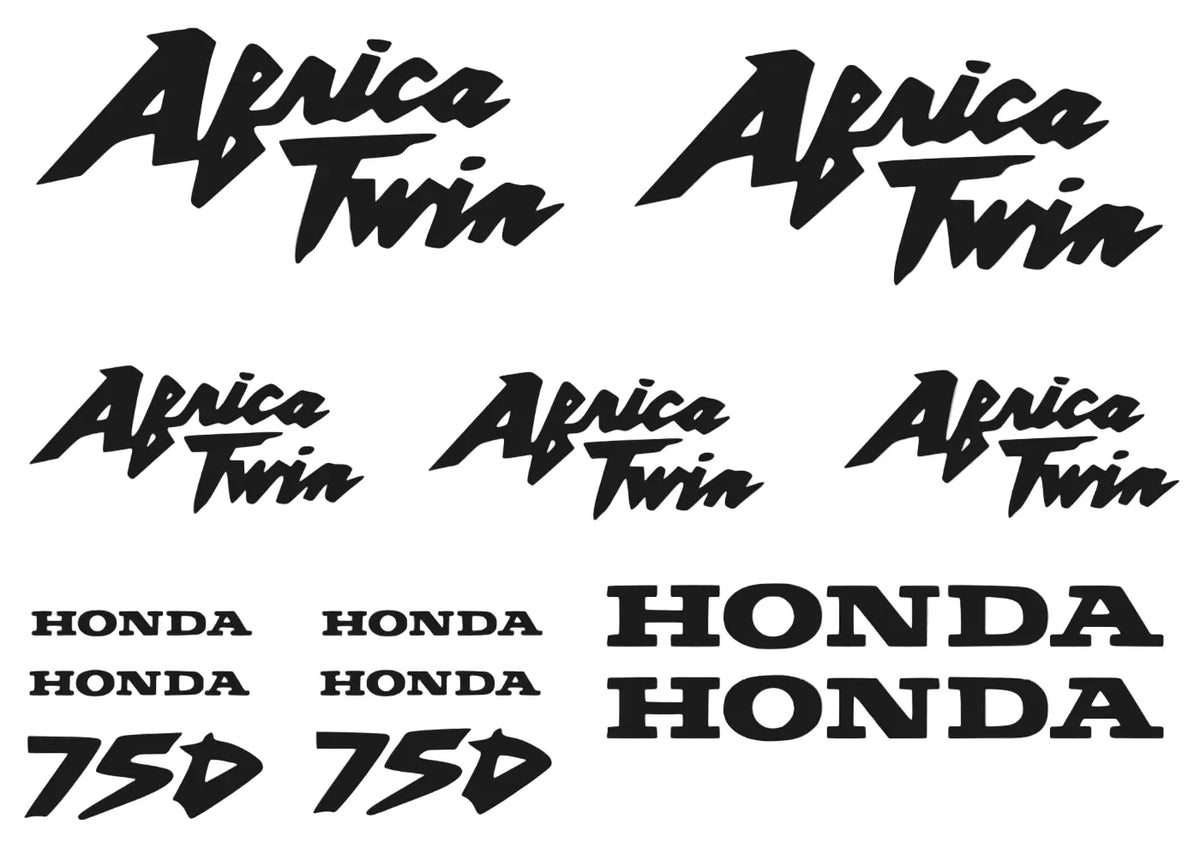 Africa Twin ir Honda lipdukų rinkinys