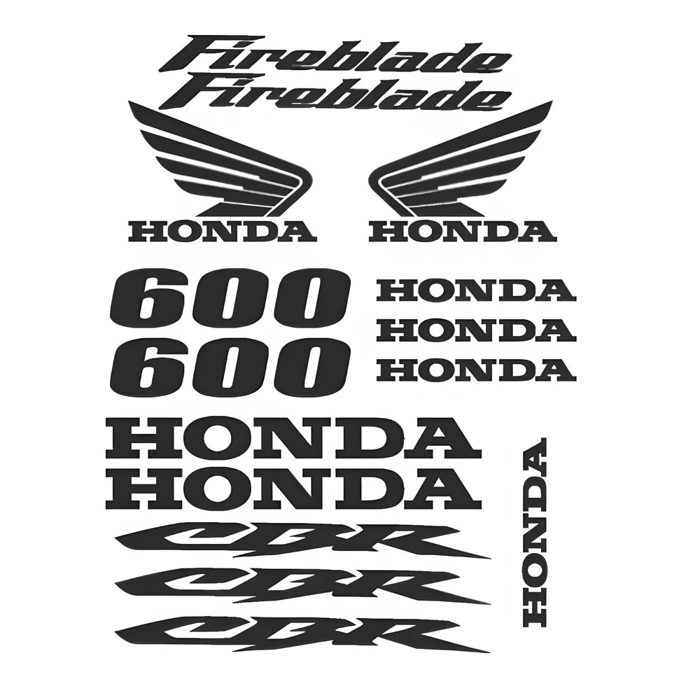 Honda CBR 600 FIREBLADE - motociklo lipdukų rinkinys