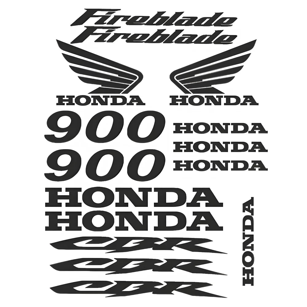 Honda CBR 900 FIREBLADE - motociklo lipdukų rinkinys
