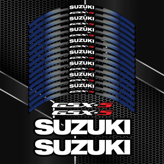 GSX-S 750 ir 1000 ratlankių lipdukų rinkinys