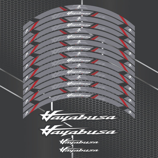 Suzuki Hayabusa universalių ratlankių lipduku komplektas