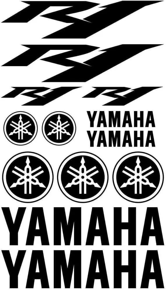 Yamaha R1 – motociklo lipdukų rinkinys
