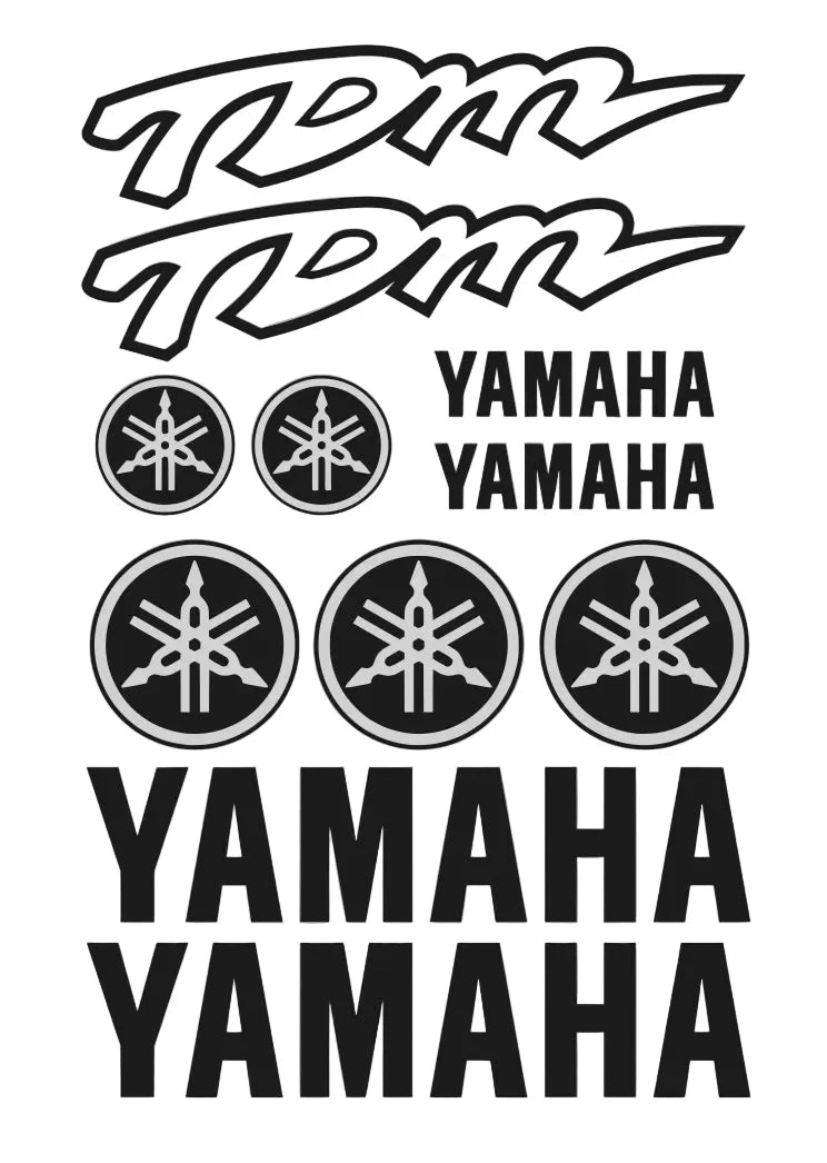 Yamaha TDM - motociklo lipdukų rinkinys