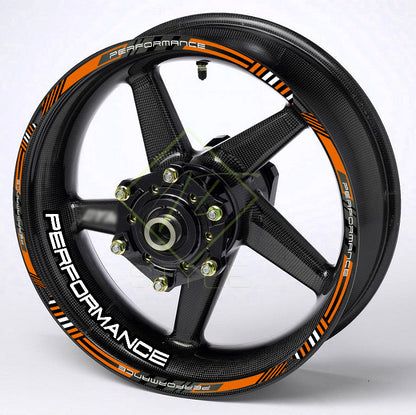 PERFORMANCE motociklo ratlankių lipdukai