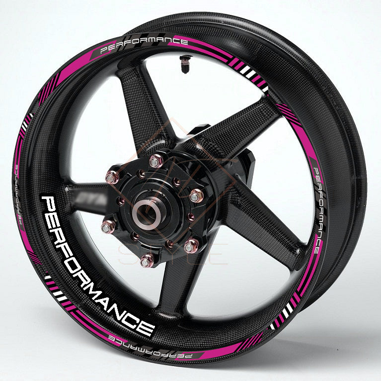 PERFORMANCE motociklo ratlankių lipdukai