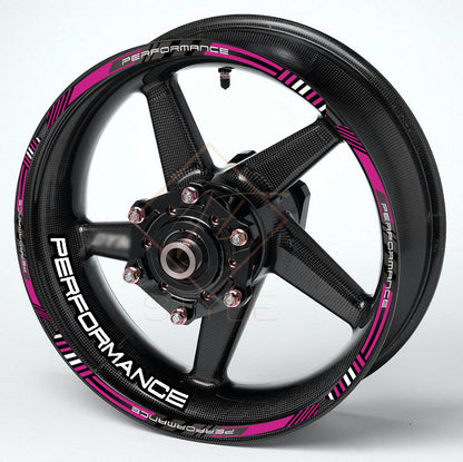 PERFORMANCE motociklo ratlankių lipdukai