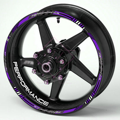 PERFORMANCE motociklo ratlankių lipdukai