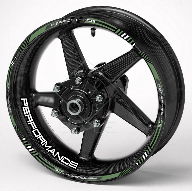 PERFORMANCE motociklo ratlankių lipdukai