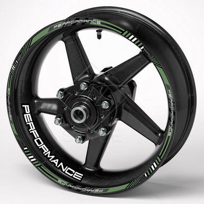 PERFORMANCE motociklo ratlankių lipdukai