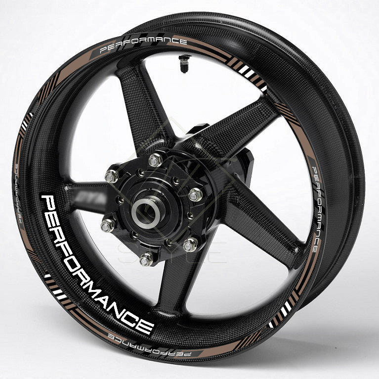 PERFORMANCE motociklo ratlankių lipdukai