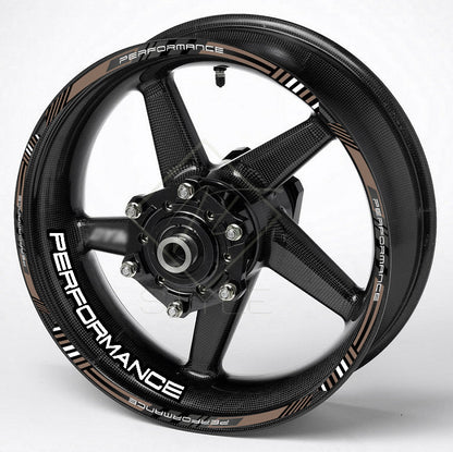 PERFORMANCE motociklo ratlankių lipdukai