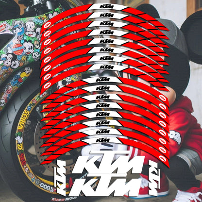 KTM motocikla disku uzlīmes