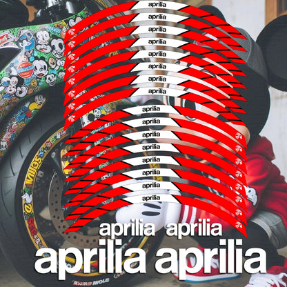 Aprilia motociklo ratlankių lipdukai