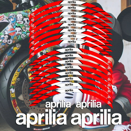 Aprilia motociklo ratlankių lipdukai