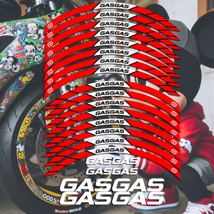 GASGAS motociklo ratlankių lipdukai