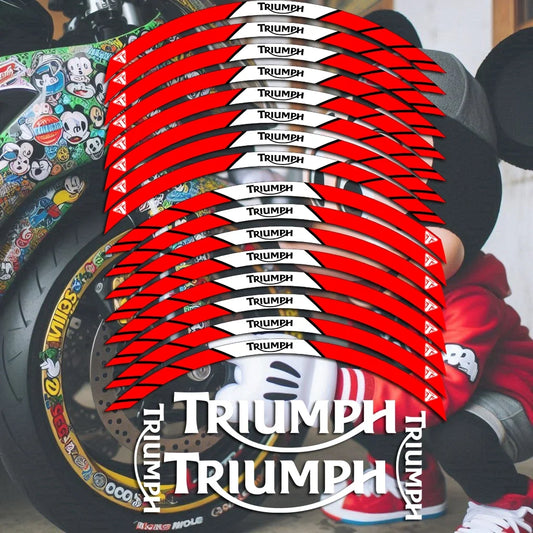 Triumph motociklo ratlankių lipdukai