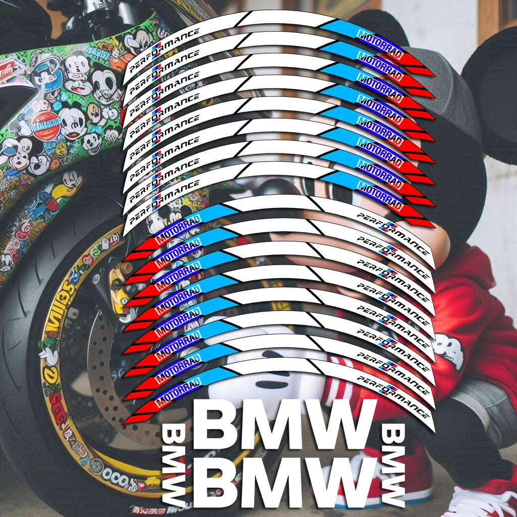 BMW Performance ratlankių lipdukai