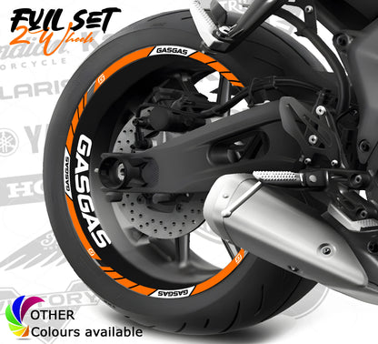 GASGAS motociklo ratlankių lipdukai