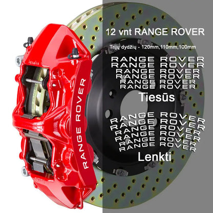 Range Rover stabdžių suportų lipdukai Padarykite savo automobilį išskirtiniu: Suteikia sportišką, profesionalų akcentą jūsų ratams.