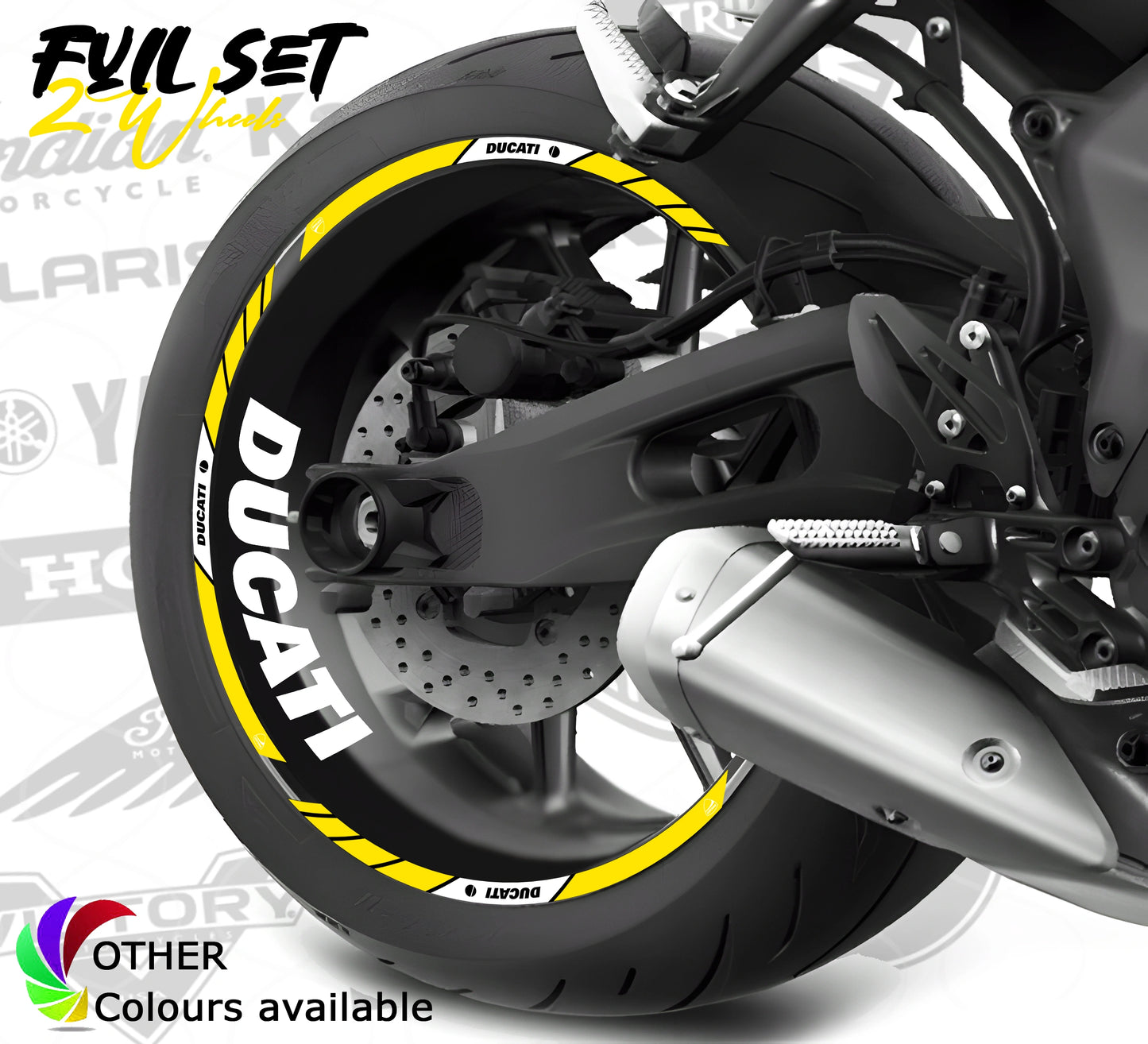 Ducati motocikla disku uzlīmes