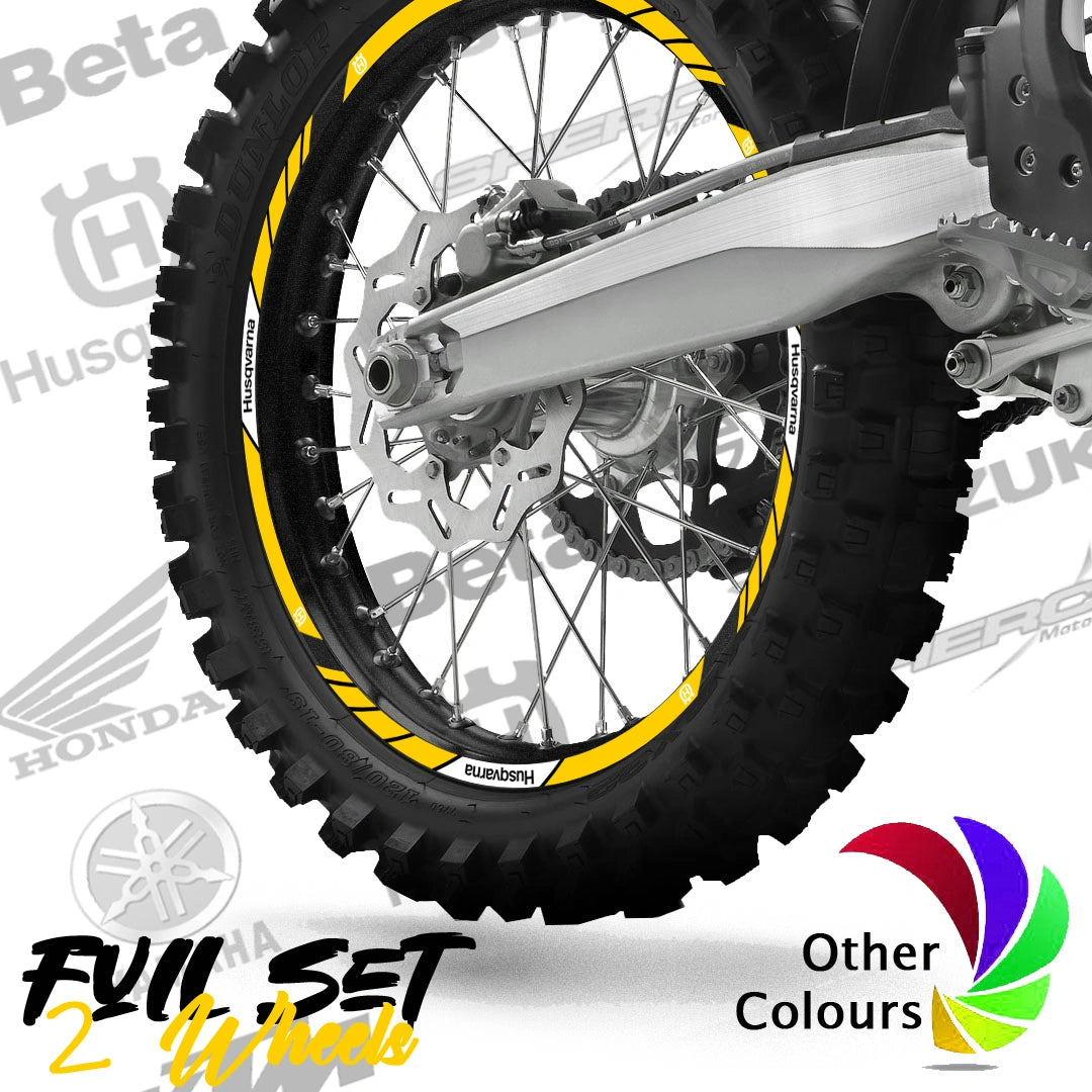 Husgvarna motociklo ratlankių lipdukai