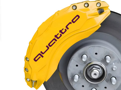 Audi Quattro stabdžių suportų lipdukai