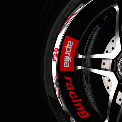 Aprilia 22 dalių lipdukų rinkinys ant RSV4 motociklo