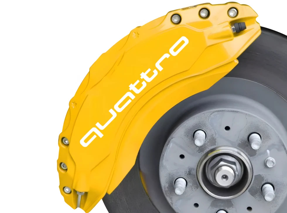 Audi Quattro stabdžių suportų lipdukai