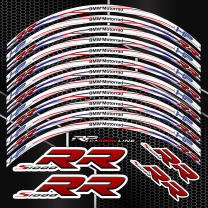 BMW S1000RR HP M Sport lipdukų detalės iš arti