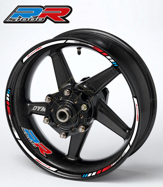 BMW S1000RR ratlankių lipdukų rinkinys 16 vnt.