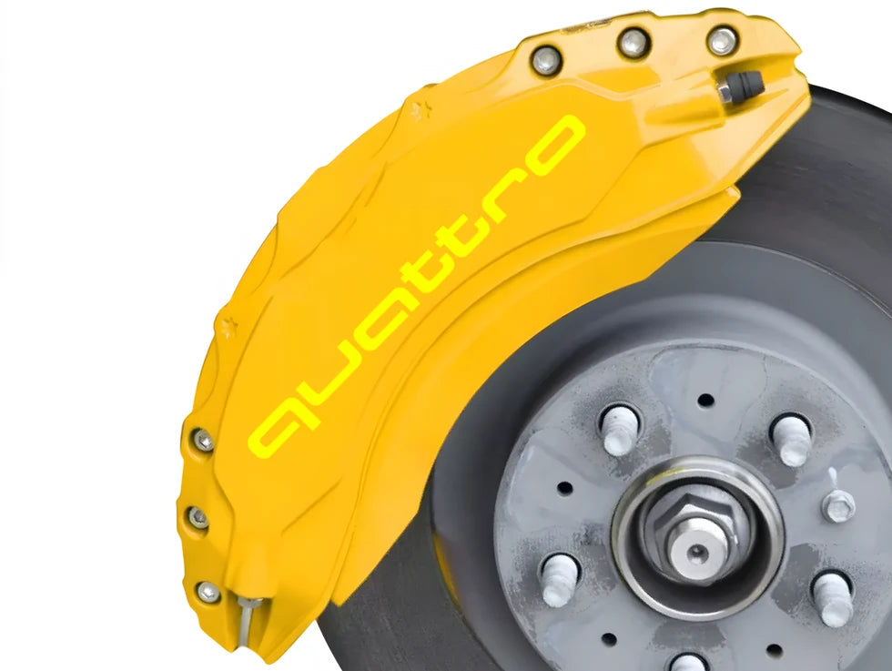 Audi Quattro stabdžių suportų lipdukai