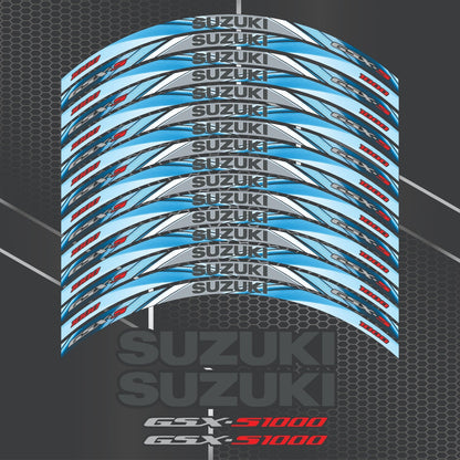 Suzuki GSX-S1000 logotipo lipdukai vidinei ratlankio daliai