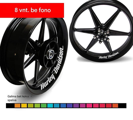 Harley Davidson – motociklo lipdukų rinkinys 4vnt