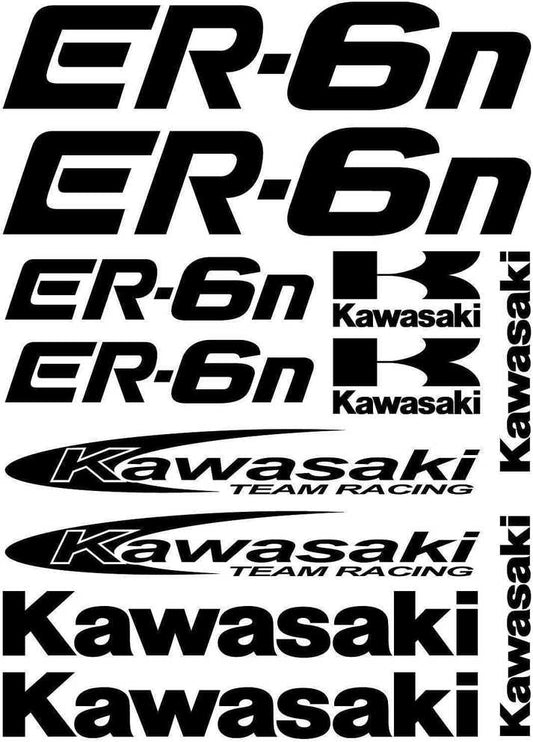 Kawasaki ER-6N - motociklo lipdukų rinkinys