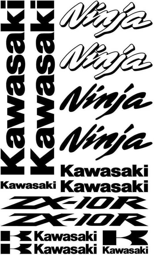 Kawasaki ZX-10R vinilo lipdukų rinkinys motociklui