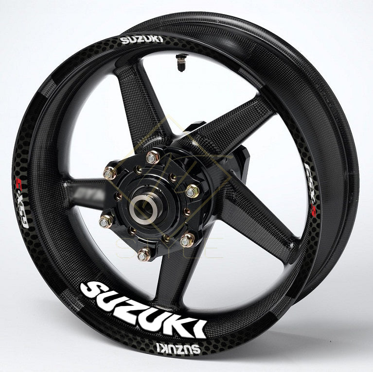 Suzuki GSX-S750 ir GSX-S1000 ratlankių lipdukų rinkinys – 20 vnt.