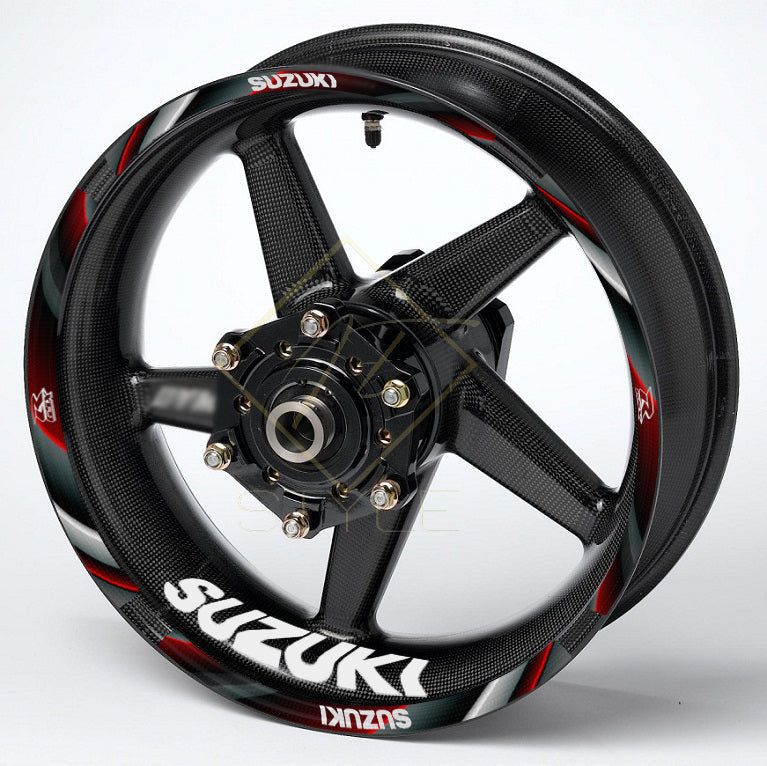 Suzuki GSX-R Gixxer ratlankių lipdukų 20 vnt. rinkinys