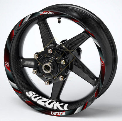 Suzuki GSX-R Gixxer ratlankių lipdukų 20 vnt. rinkinys