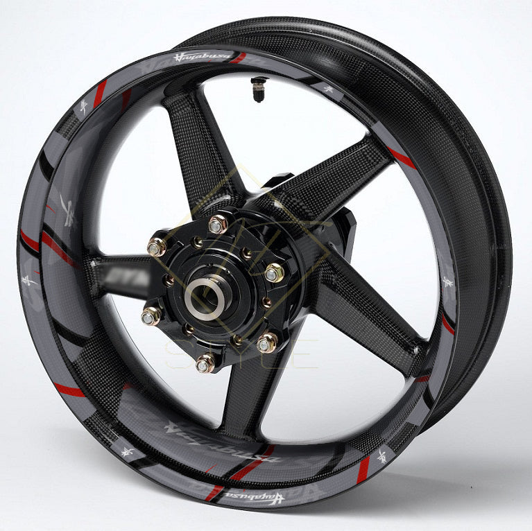 Suzuki Hayabusa ratlankių lipdukų rinkinys – 36 dalių komplektas