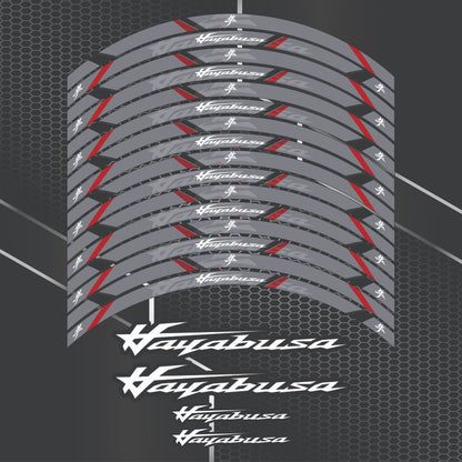 Suzuki Hayabusa universalių ratlankių lipduku komplektas
