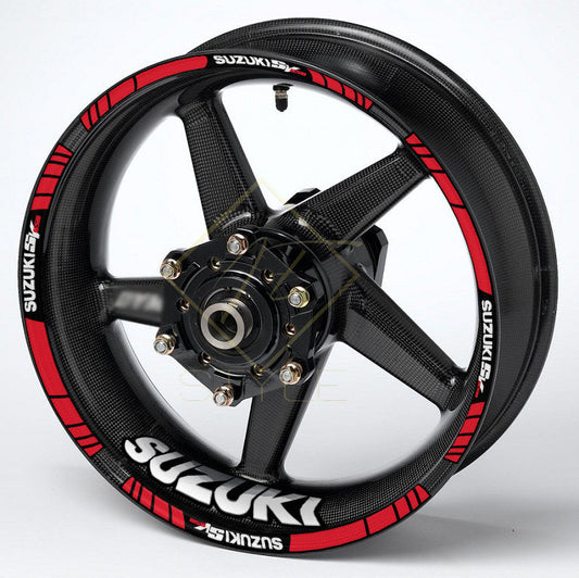 Suzuki SV650 ratlankių lipdukai – 20 vnt. komplektas priekiniams ir galiniams ratams