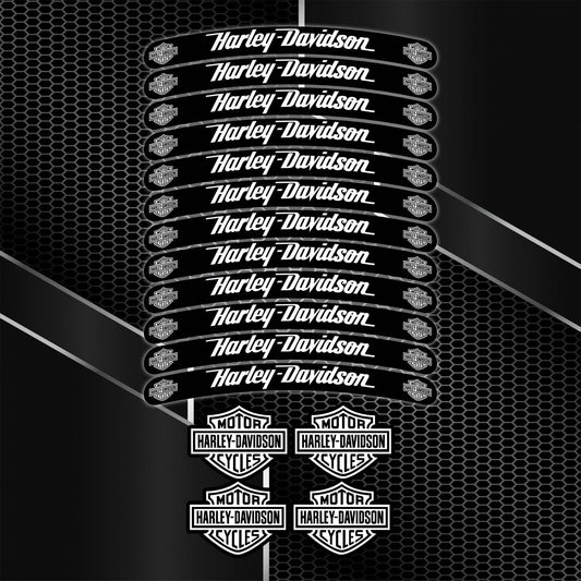 Harley-Davidson V-Rod Sportster su juodomis ratlankių juostelėmis