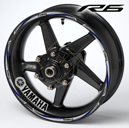 Yamaha YZF R6 ratlankių lipdukų komplektas – 20 vnt.